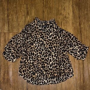 Stylish Leopard Print Blouse